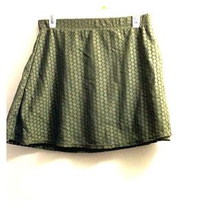 Olive green skirt